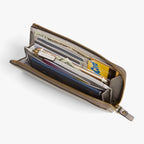 Interior Packed - Leather Wallet - Saffiano Leather - Graphite / Brass / Grey - Small Accessory - Lo & Sons