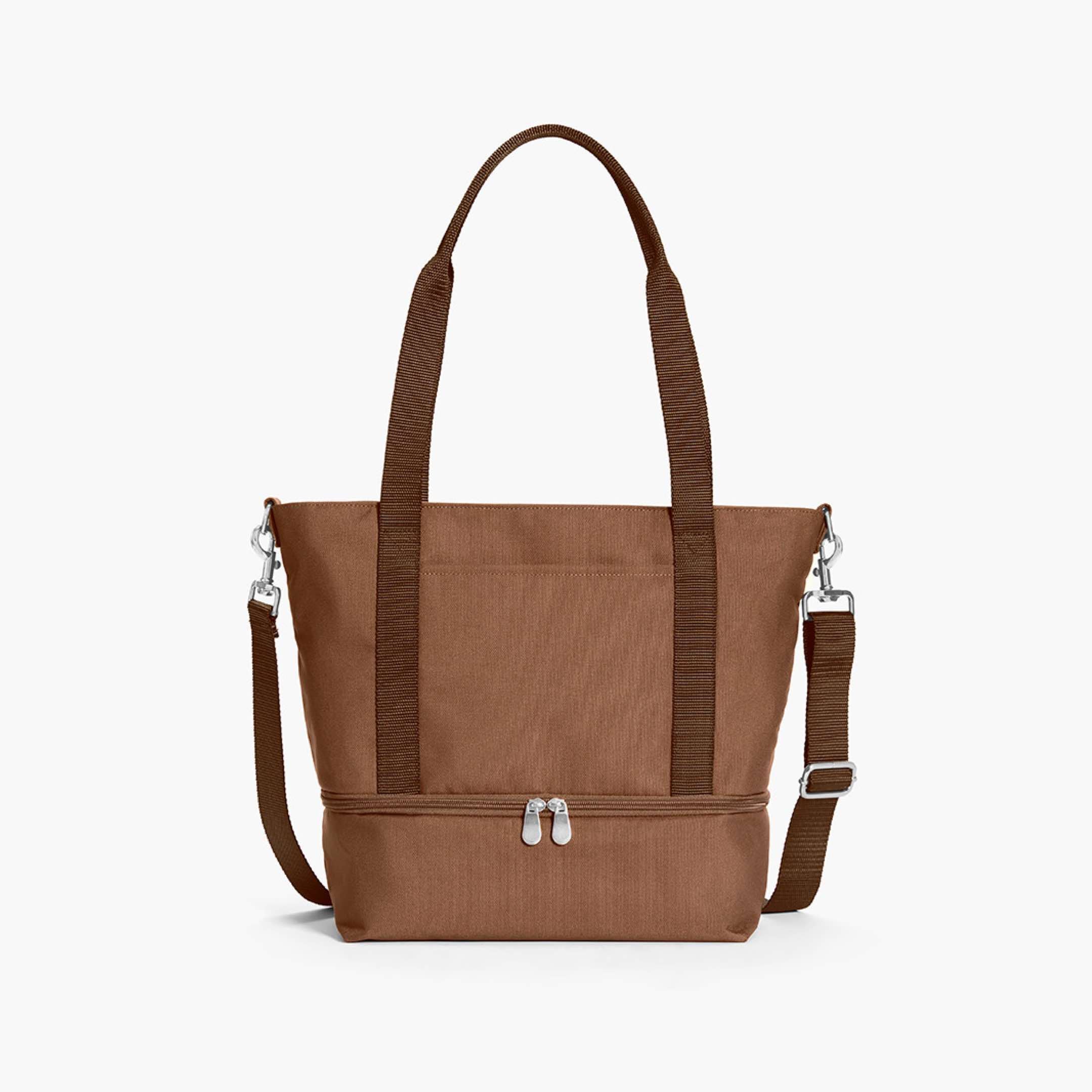 Front - Catalina Day Tote - 600D Recycled Poly - Golden Brown - Tote - Lo & Sons