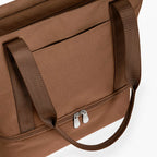 Front pocket - Catalina Day Tote - 600D Recycled Poly - Golden Brown - Tote - Lo & Sons