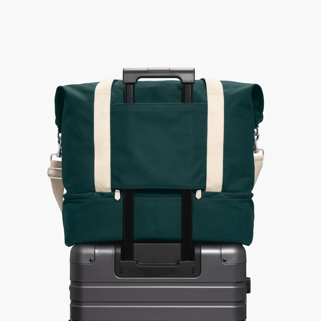 Back  - Catalina Deluxe  - Dark Green Canvas - Lo & Sons