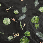 Lo and Sons Del Mar Packable Tote Large Leaf Print exterior pattern closeup