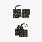 Lo and Sons Del Mar Packable Tote Large Leaf Print packable in pouches