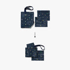 Packable pouches - The Del Mar Packable Tote Large - Navy Hawaii Emoji - Lo & Sons
