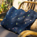 Bag near pool - The Del Mar Packable Tote Large - Navy Hawaii Emoji - Lo & Sons