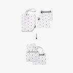 Packable pouches - The Del Mar Packable Tote Large - White Zodiac Emoji - Lo & Sons