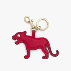 Year of the Tiger Chinese Zodiam Charm - Red Leather - Small Acessory - Lo & Sons