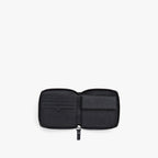 Pockets - Small Wallet - Saffiano Leather - Black / Gunmetal / Grey - Small Accessory - Lo & Sons