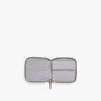 Pockets - Small Wallet - Saffiano Leather - Light Grey / Gold / Grey - Lo & Sons