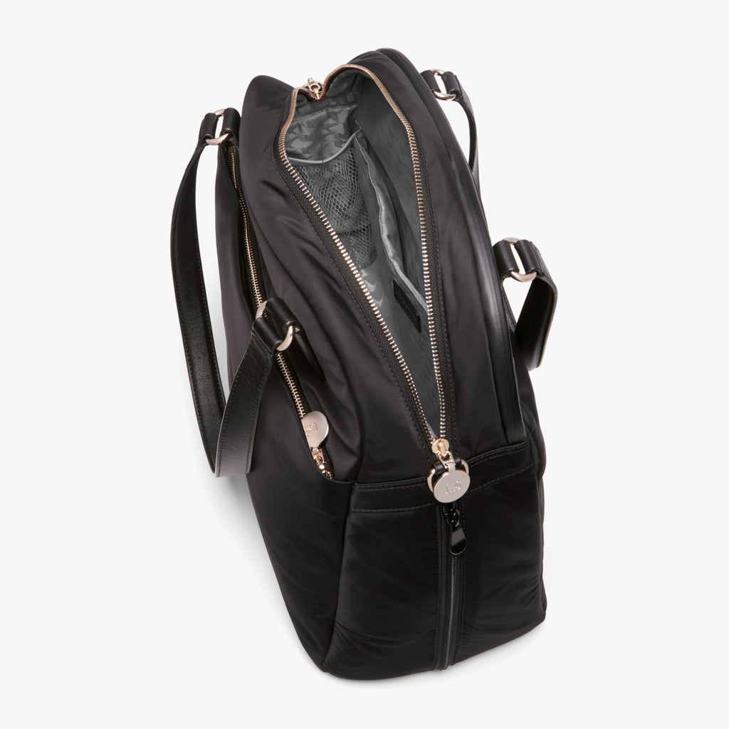 Interior Empty Side B - O.G. 2 - Nylon - Black / Gold / Grey - Shoulder Bag - Lo & Sons