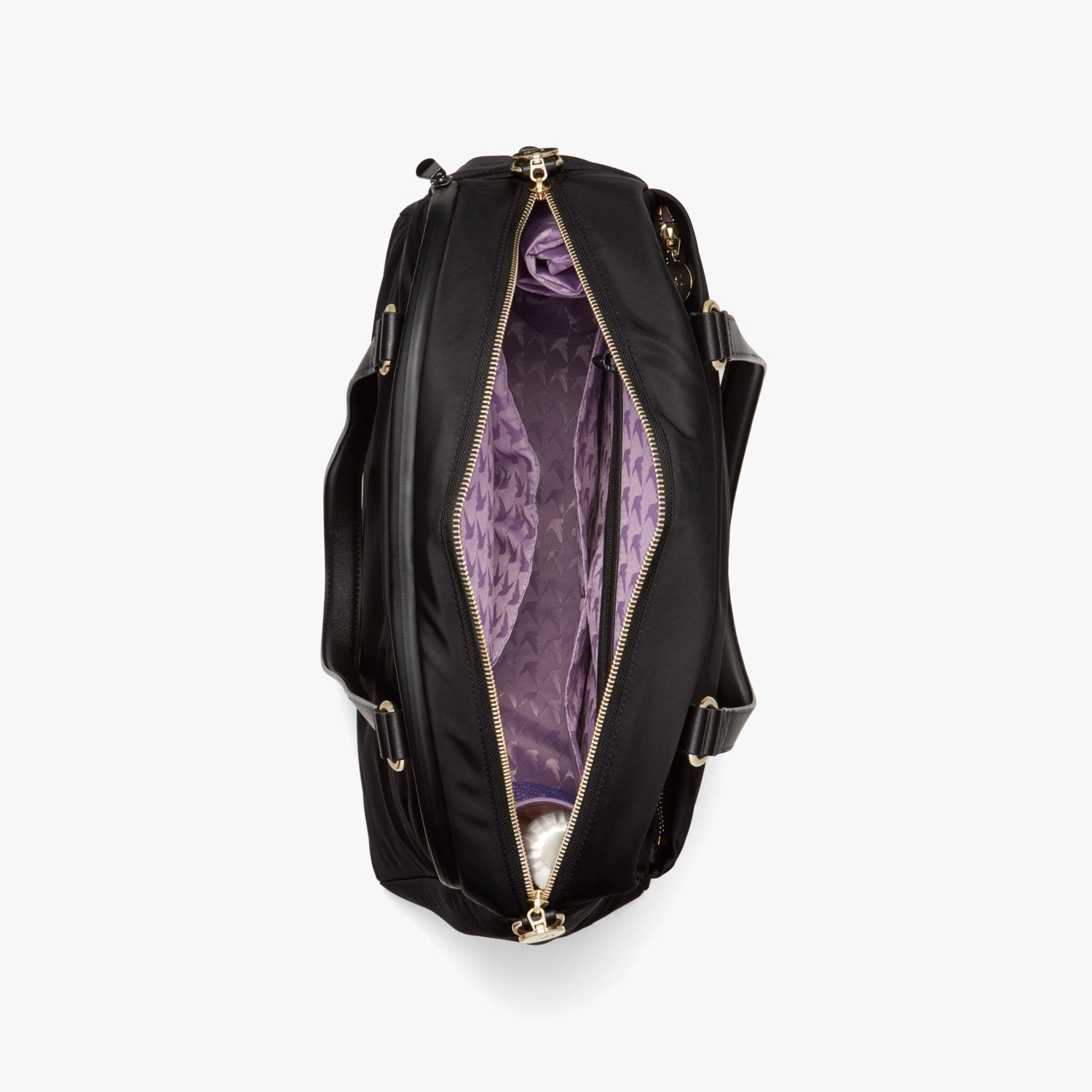 Interior Empty - O.G. 2 - Nylon - Black / Gold / Lavender - Shoulder Bag - Lo & Sons