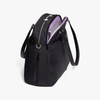 Laptop - O.G. 2 - Nylon - Black / Silver / Lavender - Shoulder Bag - Lo & Sons