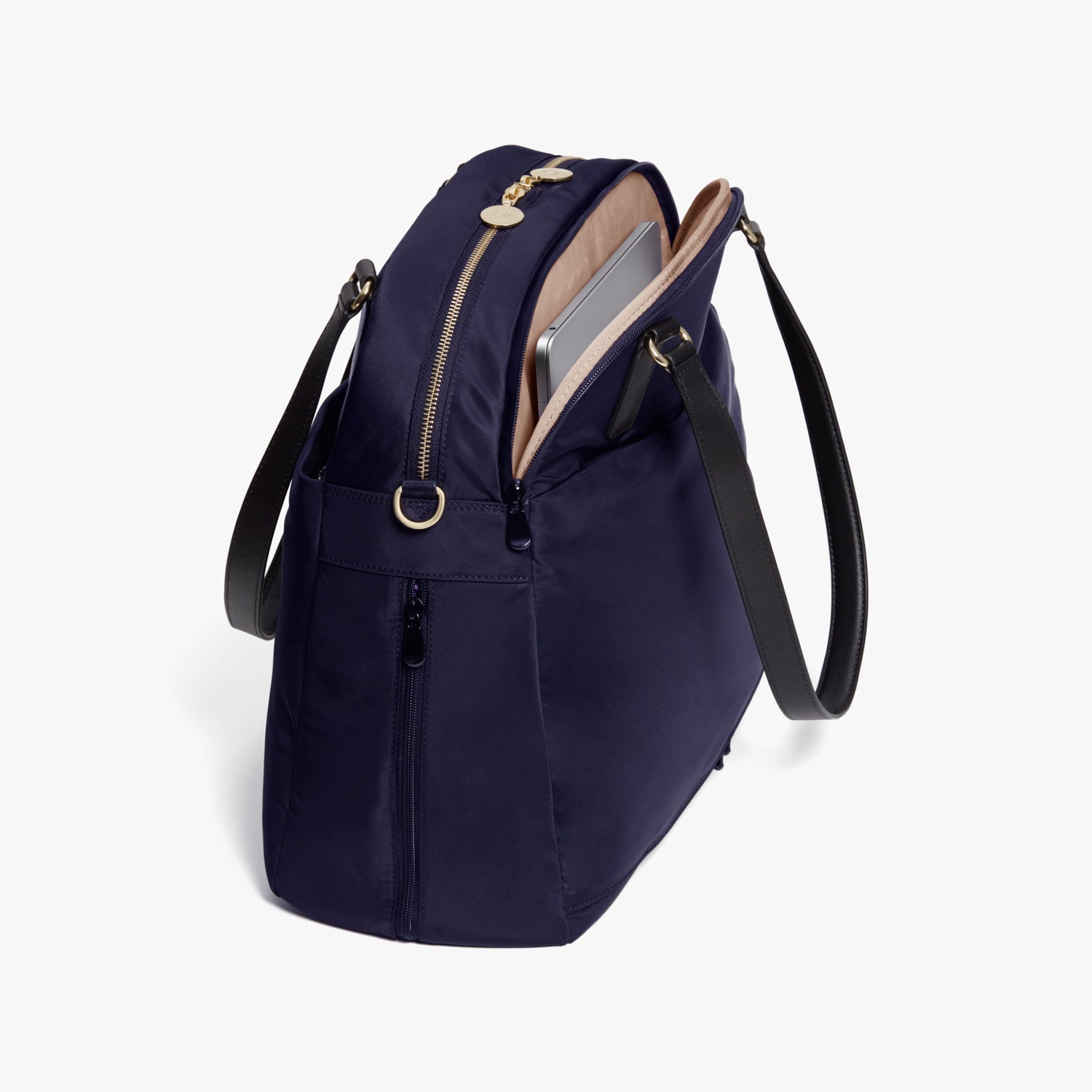 Laptop - O.G. 2 - Nylon - Deep Navy / Gold / Camel - Shoulder Bag - Lo & Sons
