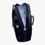 Interior Empty Side B - O.G. 2 - Nylon - Deep Navy / Silver / Azure - Shoulder Bag - Lo & Sons