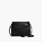 Front Crossbody - The Pearl - Nappa Leather - Black / Silver / Camel - Crossbody - Lo & Sons