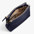 Interior Full - Pearl - Nappa Leather - Deep Navy / Gold / Camel - Crossbody Bag - Lo & Sons
