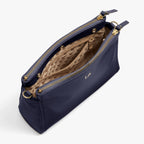 Interior Empty - Pearl - Nappa Leather - Deep Navy / Gold / Camel - Crossbody Bag - Lo & Sons