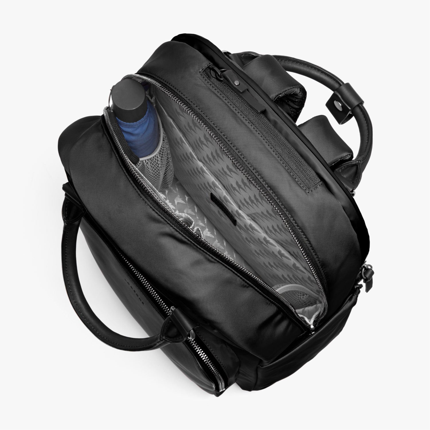 Interior Empty - Rowledge - Nylon - Black / Gunmetal / Grey - Backpack - Lo & Sons