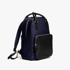 Side - Rowledge - Nylon - Deep Navy / Gold / Camel - Backpack - Lo & Sons