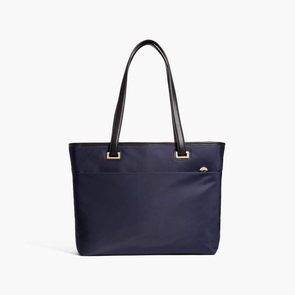 The Seville Aire Tote - DeepNavy/Gold/Grey – Lo & Sons