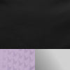 Black Exterior / Silver Hardware / Lavender Interior