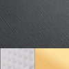 Dark Grey Exterior / Gold Hardware / Grey Interior