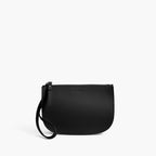 Front Wristlet - Waverley 2 - Saffiano Leather - Black / Gunmetal / Grey - Crossbody Bag - Lo & Sons