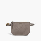 Front Belt - Waverley 2 - Saffiano Leather - Graphite / Brass / Grey - Crossbody Bag - Lo & Sons