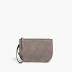 Side Wristlet - Waverley 2 - Saffiano Leather - Graphite / Brass / Grey - Crossbody Bag - Lo & Sons