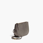 Side - Waverley 2 - Saffiano Leather - Graphite / Brass / Grey - Crossbody Bag - Lo & Sons