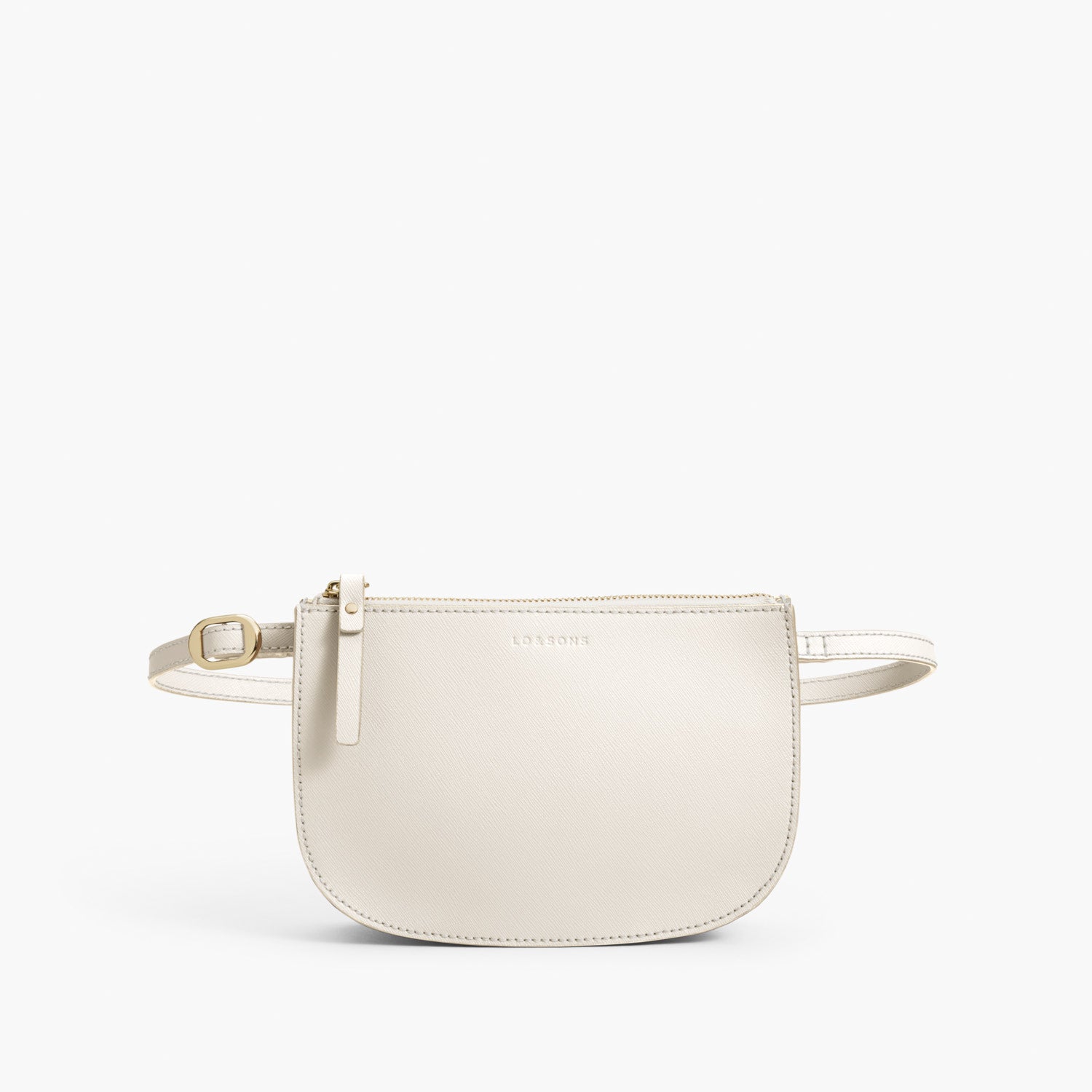 Beltbag Crossbody - The Waverley 2 - Saffiano Leather - Ivory / Gold / Camel - Crossbody - Lo & Sons