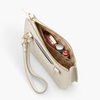 Pockets Crossbody - The Waverley 2 - Saffiano Leather - Ivory / Gold / Camel - Crossbody - Lo & Sons