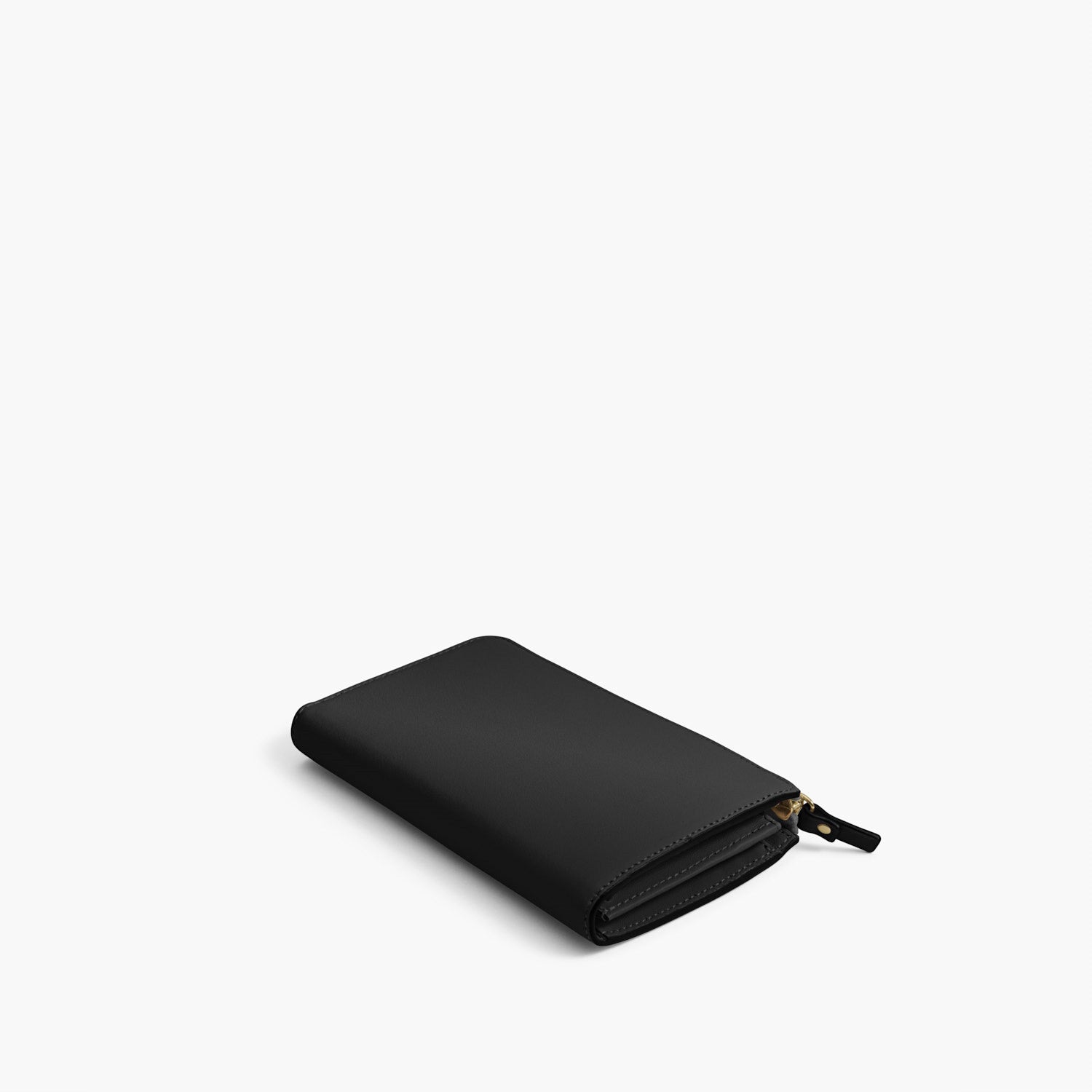 Back - The Leather Wallet - Nappa Leather - Black / Gold / Grey - Small Accessory - Lo & Sons
