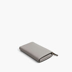 Back - The Leather Wallet - Nappa Leather - Light Grey / Gold / Grey - Small Accessory - Lo & Sons