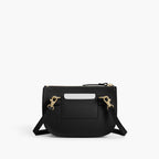 Back - The Waverley 2 - Nappa Leather - Black / Gold / Grey - Crossbody - Lo & Sons