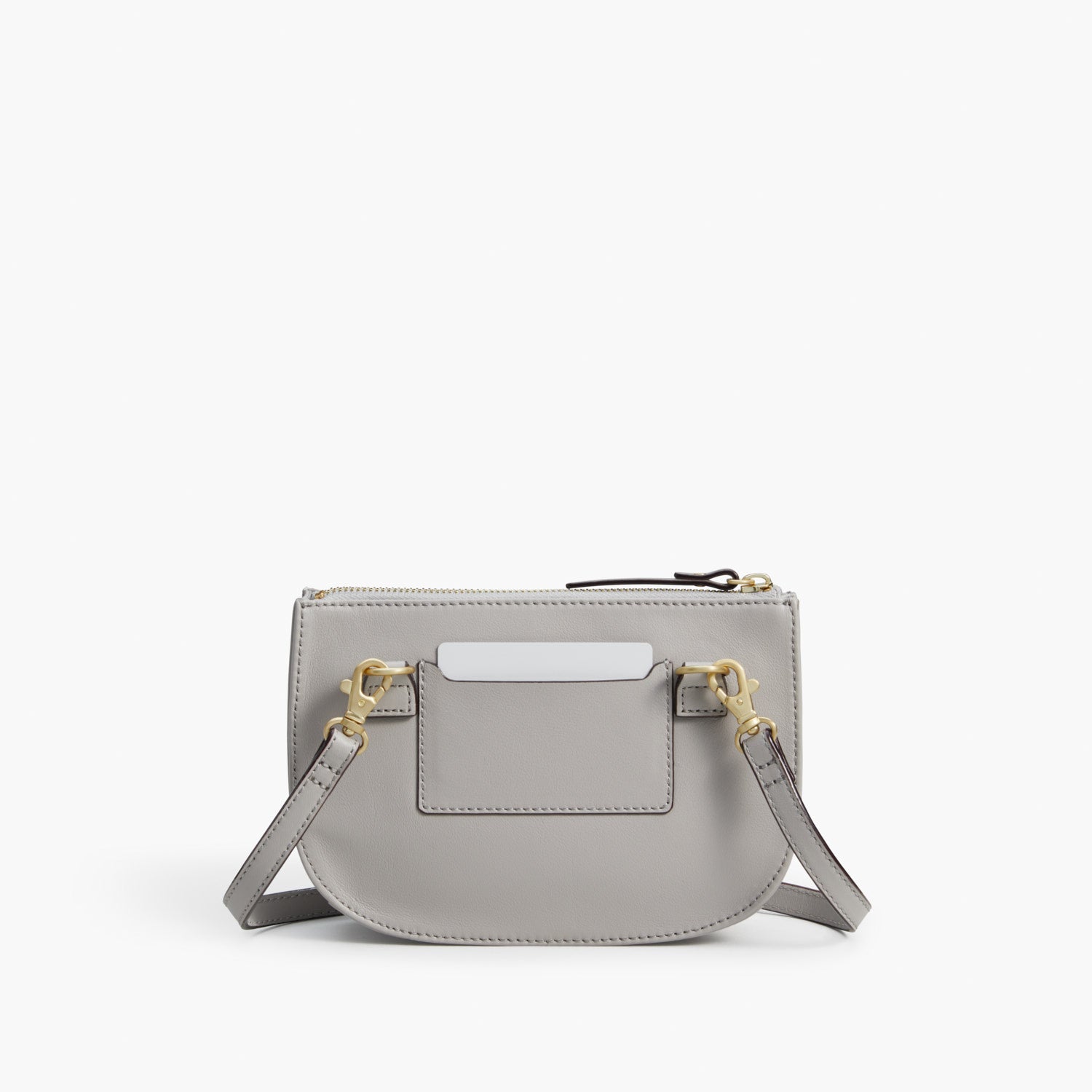 Back - The Waverley 2 - Nappa Leather - Light Grey / Gold / Grey - Crossbody - Lo & Sons