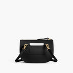 Back - The Waverley 2 - Saffiano Leather - Black / Gold / Grey - Crossbody - Lo & Sons