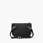 Back - The Waverley - Nappa Leather - Black / Gold / Grey - Crossbody - Lo & Sons