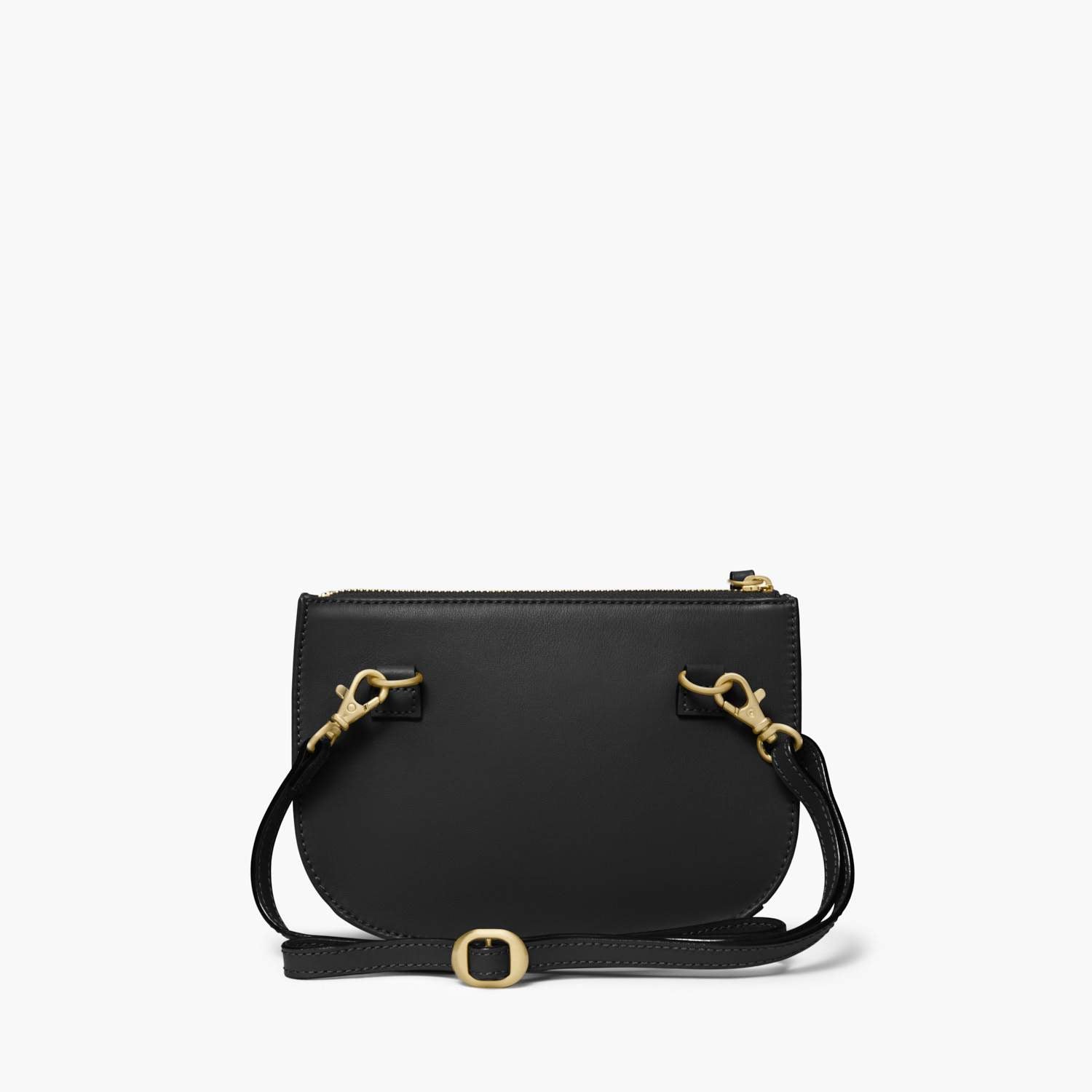 Back - The Waverley - Nappa Leather - Black / Gold / Grey - Crossbody - Lo & Sons