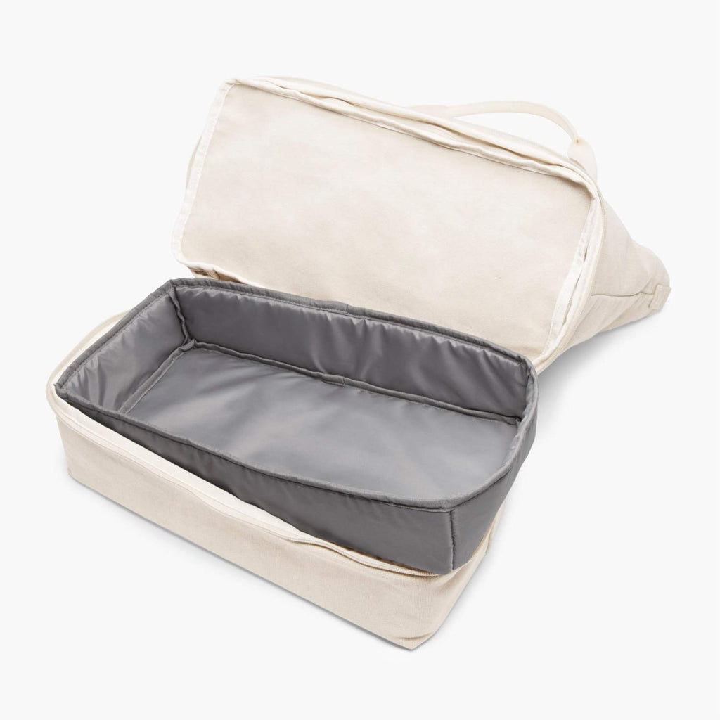 Bottom Empty - The Catalina Deluxe Tote - Organic Canvas - Natural - Tote - Lo & Sons