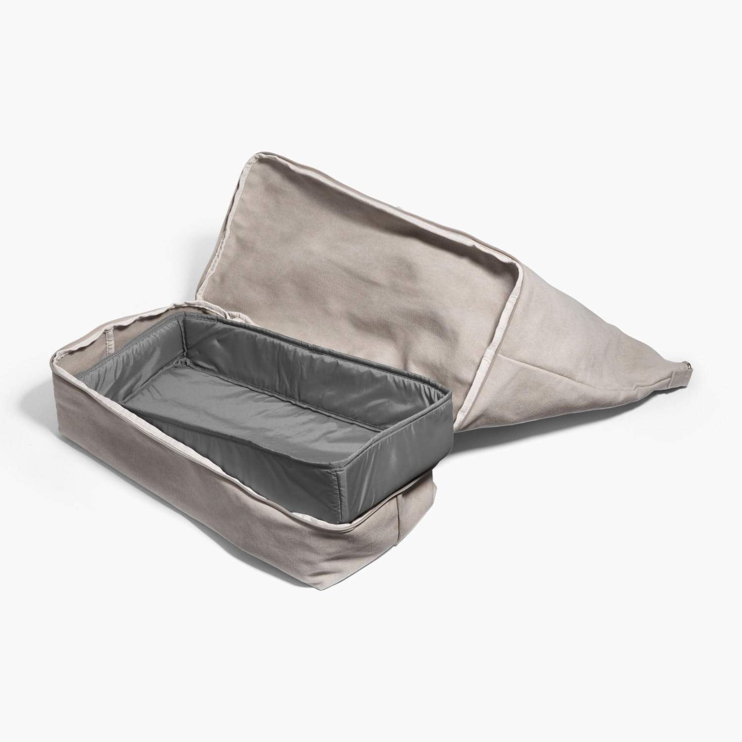 Bottom Empty - The Catalina Deluxe - Washed Canvas - Dove Grey - Weekender - Lo & Sons