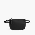 Front Belt - Waverley 2 - Nappa Leather - Black / Silver / Grey - Crossbody Bag - Lo & Sons