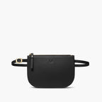 Front Belt - The Waverley - Nappa Leather - Black / Gold / Grey - Crossbody - Lo & Sons