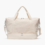 Front - The Catalina Deluxe - Organic Canvas - Natural - Weekender - Lo & Sons