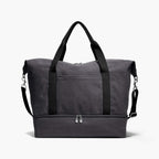 Front - The Catalina Deluxe - Eco Friendly Canvas - Midnight Ash - Weekender - Lo & Sons