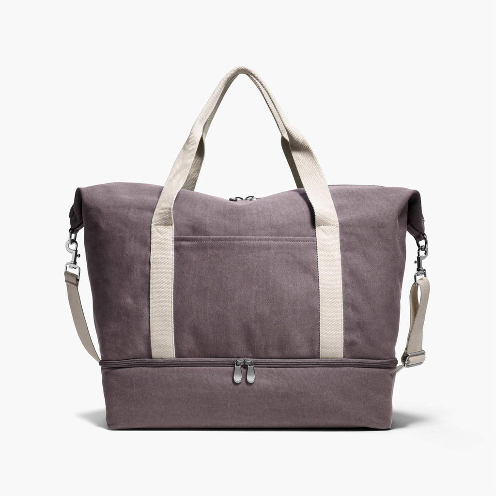 Front - The Catalina Deluxe - Eco Friendly Canvas - Thistle - Weekender - Lo & Sons