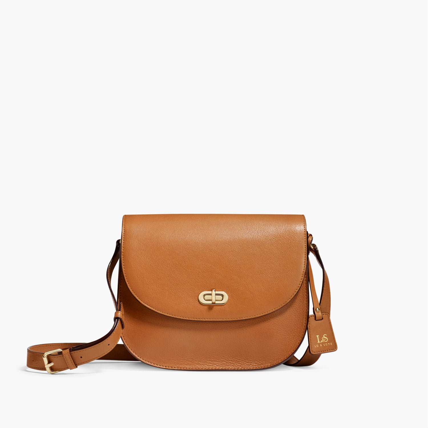 Front - The Claremont - Full Grain Leather - Sienna - Crossbody - Lo & Sons