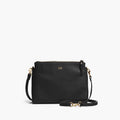 Front Crossbody - The Pearl - Nappa Leather - Black / Gold / Camel - Crossbody - Lo & Sons