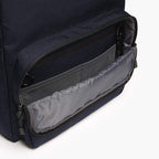 Front Empty - The Hanover Deluxe - 600D Recycled Poly - Navy - Backpack - Lo & Sons