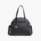 Front - The O.G. and O.M.G. - Cotton Poly Blend - Heather Grey / Silver / Azure - Shoulder Bag - Lo & Sons