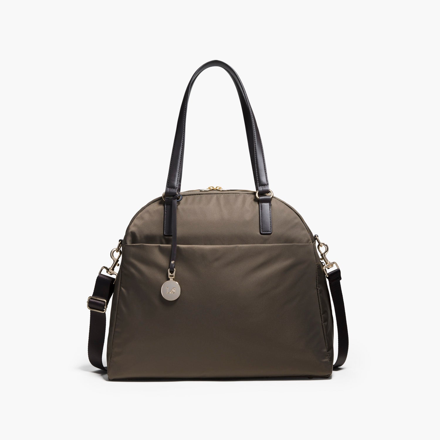 Front - The O.G. and O.M.G. - Nylon - Army Green / Gold / Camel - Shoulder Bag - Lo & Sons